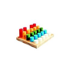 Развивающая игрушка "Цилиндры", 5 рядов, 25 деталей Rn Toys