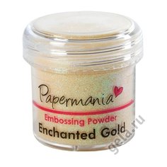 Пудра для тиснения, PAPERMANIA, золотой перламутр Docrafts