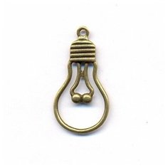 Металлические шармы "Лампочка" Рукоделие