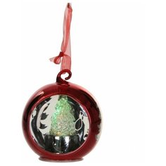 Елочное украшение "Шар светодиодный" (цвет: красный) Christmas House