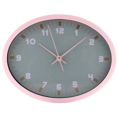Часы настенные кварцевые Феникс Present Овал розовй