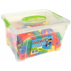 Набор цифр Стрекоза Учимся считать. Контейнер