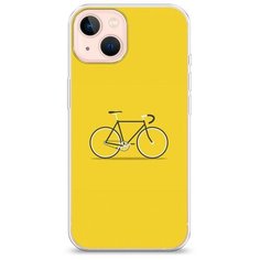 Силиконовый чехол "Хобби велосипед 1" на Apple iPhone 13 / Айфон 13 Case Place