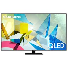 85" Телевизор Samsung QE85Q87TAU QLED, HDR (2020), черненое серебро