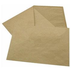 Конверты, С4 (229 х324 мм), крафт, с клеевым слоем, 80 г/м2, 25 штук, треугольный клапан Brauberg