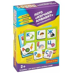 Настольная игра "Лото. Изучаем алфавит" Bondibon