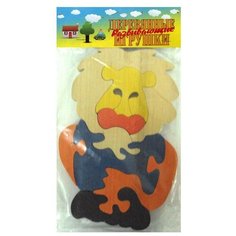 Лев. Деревянный пазл- конструктор АНДАНТЕ