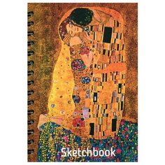 Скетчбук. А5. Климт. Поцелуй. Попурри