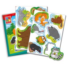 Набор мягких магнитов "Лесные жители" Vladi Toys