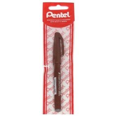 Фломастер- кисть, коричневый цвет Pentel