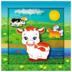 Набор для изготовления картины "На лугу пасутся ко…коровы" Клевер