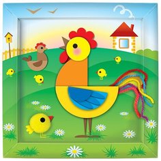 Набор для детского творчества. Изготовление картины "Ку-ка-ре-ку!" Клевер