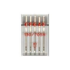 Набор игл для бытовых швейных машин "Organ Needles", №90, 5 штук, арт. 130/705H
