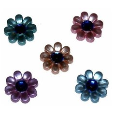 Набор декоративных пуговиц "В корзине" Jesse James