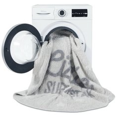 Ковер с надписью "Little Superstar", цвет: серый, размер 120х120 см Lorena Canals