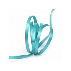 Лента атласная "Ideal", 1/8", 3 мм x 100 метров, цвет сине-зеленый (3154)
