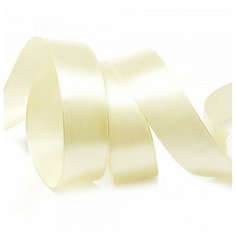 Лента атласная "Ideal", 1", 25 мм x 27,4 метра, цвет песочный (3008)