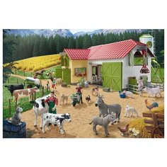 Пазл "На ферме", 40 элементов + подарок Schmidt