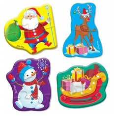Мягкие пазлы Baby puzzle "Новогодние приключения" Vladi Toys