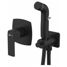 Смеситель Lemark Ursus LM7219BL с гигиеническим душем, встраиваемый