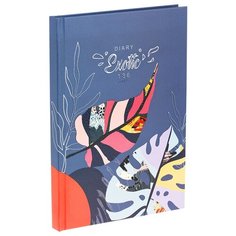 Ежедневник недатированный А5, 136л., 7БЦ BG "Exotic", матовая ламинация, выб. лак ЕН5т136_лм_вл 9974 BG®