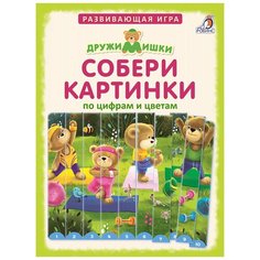 Пазл "Собери картинки по цифрам и цветам" Робинс