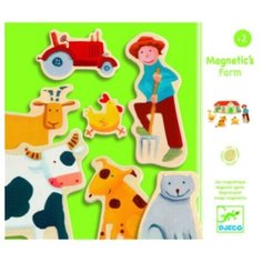 Деревянные магниты "Ферма" Djeco