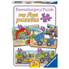 Набор пазлов "Строительная техника" Ravensburger