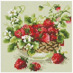 Алмазная мозаика Белоснежка: Садовая земляника