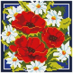 Алмазная мозаика Белоснежка: Милый букет