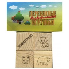 МОИ первые ассоциации на кубиках. Развивающая игра №4. 4 кубиков АНДАНТЕ