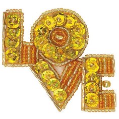 Набор для изготовления украшения-патча "Love" Клевер