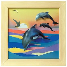 Набор для изготовления картины «Дельфины» Клевер