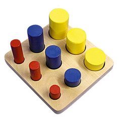 Развивающая игрушка "Цилиндры", 3 ряда Rn Toys