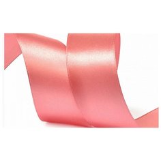 Лента атласная "Ideal", 1 1/2", 38 мм (цвет: 3058, розовый), 27,4 м