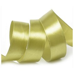 Лента атласная "IDEAL", 1", 25 мм (цвет: 3142, оливковый), 27,4 м