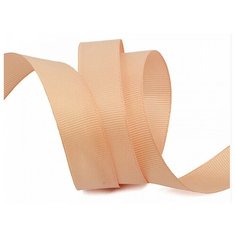 Лента репсовая в рубчик "IDEAL", 20 мм (цвет: 813, пудровый), 27,42 м