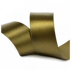 Лента атласная "IDEAL", 1 1/2", 38 мм (цвет: 3151, хаки), 27,4 м