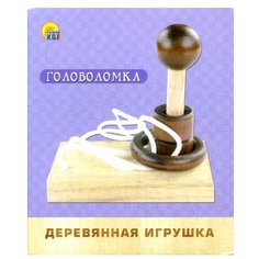 Деревянная Игрушка. Головоломка-13. (Арт. Ид-9243) Рыжий кот