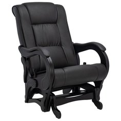 Кресло-качалка глайдер Модель 78 люкс Венге, к/з Dundi 108 Leset