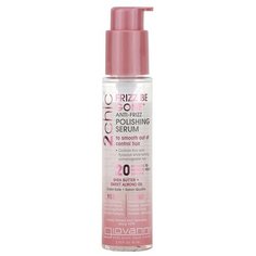 Giovanni, 2chic, Frizz Be Gone, сыворотка против пушения волос, для разглаживания непослушных волос, масло ши и масло сладкого миндаля, 81 мл