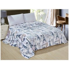 Плед Cleo "калифорния" велсофт двуспальный 180*200 180/119-pf