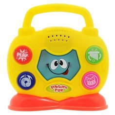 Интерактивная развивающая игрушка Keenway Музыкальный бумбокс, желтый