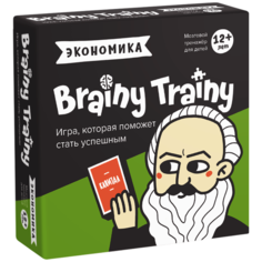 Настольная игра- головоломка Brainy Trainy "Экономика Банда Умников
