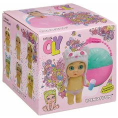 Набор игровой куколка OLY в шапочке- ушанке Bondibon