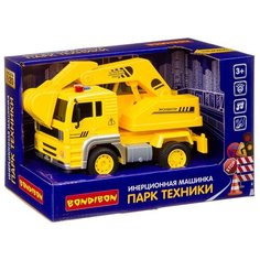 Модель "Инерционная машинка "Парк техники. Экскаватор Bondibon