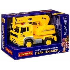 Модель "Инерционная машинка "Парк техники. Автокран Bondibon