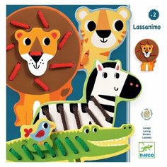 Шнуровка «Дикие животные Djeco