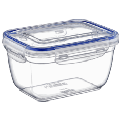 Dunya Plastik Контейнер 30121 0.55 л, 9.9x13.4 см, синий/прозрачный