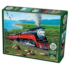 Пазл Cobble Hill 1000 деталей: На поезде по побережью Тихого океана